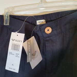 ROXY Black pants High Waist, size XL